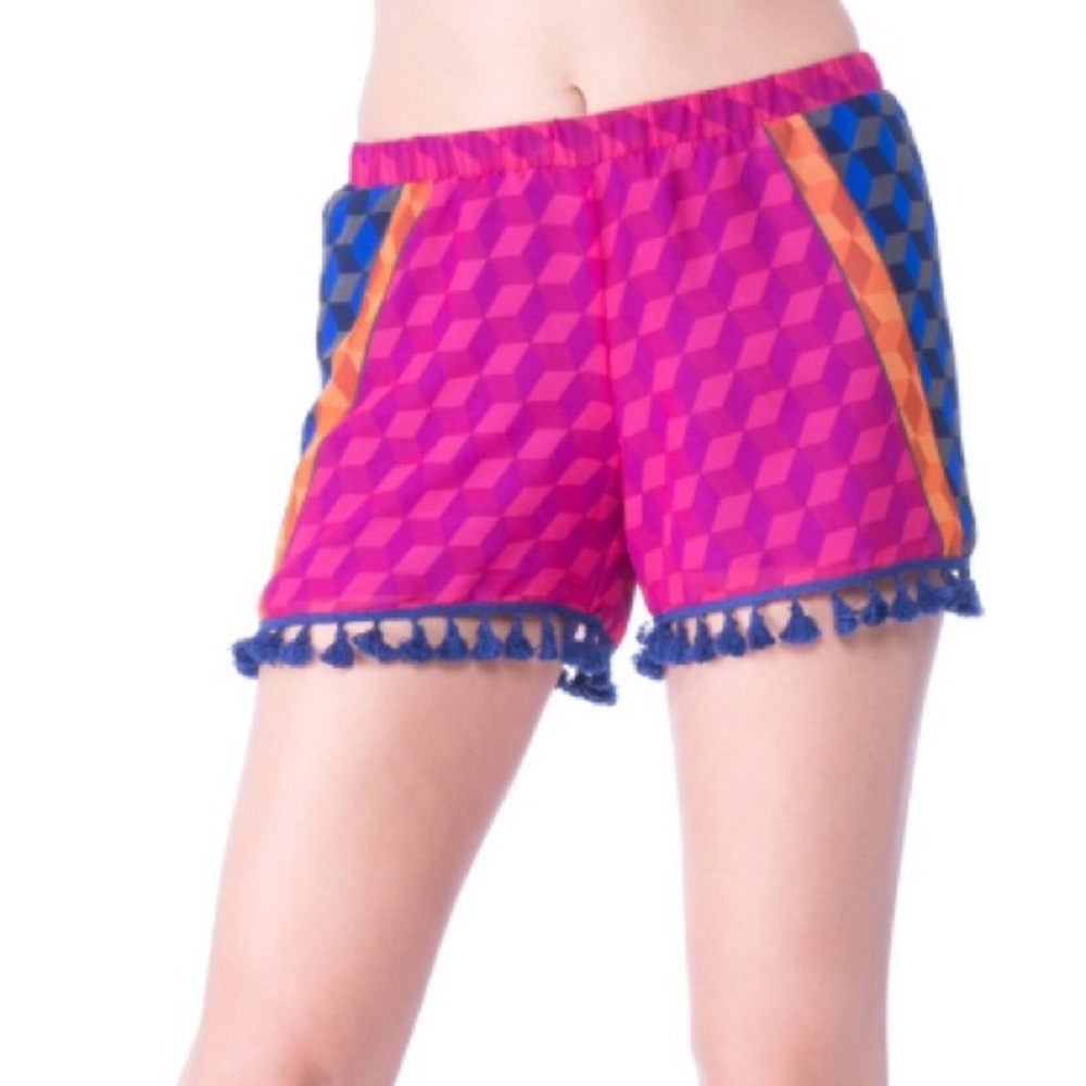 Atina Cristina | Sophia Geometric Tassel Short M